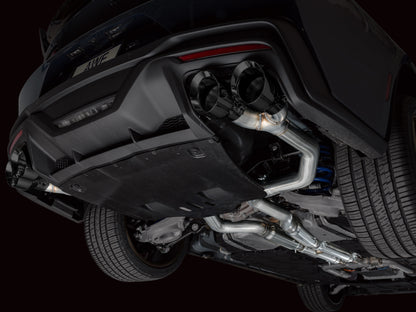 AWE Tuning AWE 2024 Ford Mustang Dark Horse S650 RWD Track Edition Catback Exhaust w/ Quad Diamond Black Tips 3020-43375 3020-43375 Photo - Mounted