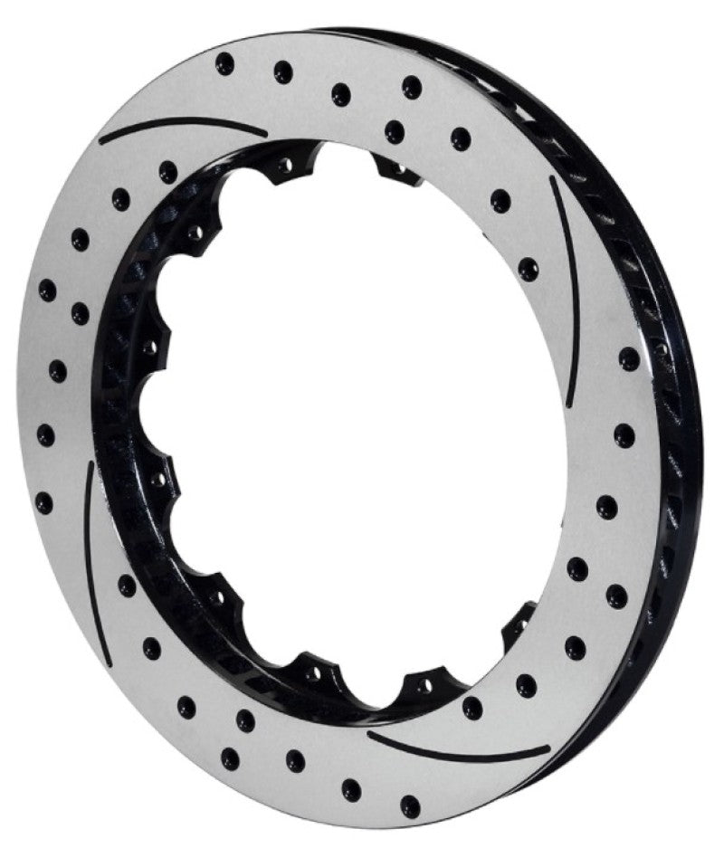 Wilwood Rotor-SV-SRP 72 Iron-RH-BLK-Drill, 14.00 x 1.10 - 12 on 8.75" 160-8400-BK User 1