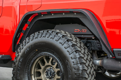 DV8 Offroad 201+ Jeep Gladiator Rear Inner Fenders - Black INFEND-04RB INFEND-04RB Photo - Mounted