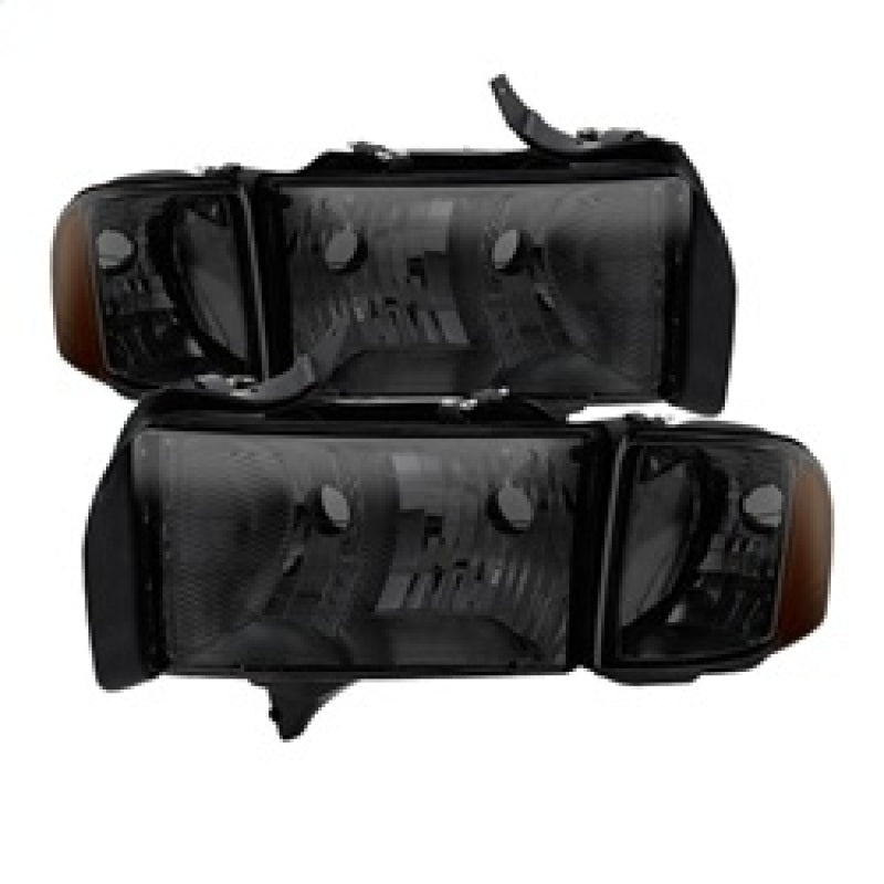 SPYDER Xtune Dodge Ram Sport Model Only 1999-2002 OEM Headlights Smoked HD-JH-DR99-SP-SM 9032172 9032172 Photo - Primary