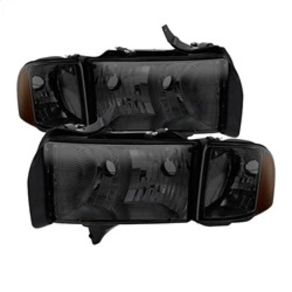 SPYDER Xtune Dodge Ram Sport Model Only 1999-2002 OEM Headlights Smoked HD-JH-DR99-SP-SM 9032172 9032172 Photo - Primary