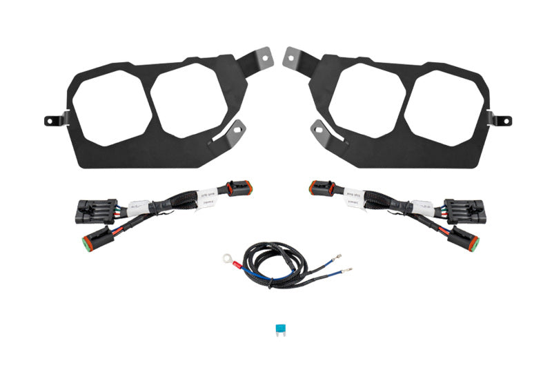 Diode Dynamics 14-23 Polaris RZR XP SS3 LED Headlight Mounting Bracket Kit DD7842P DD7842P Photo - Primary
