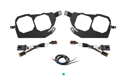 Diode Dynamics 14-23 Polaris RZR XP SS3 LED Headlight Mounting Bracket Kit DD7842P DD7842P Photo - Primary