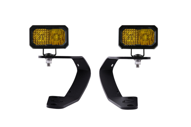 Diode Dynamics 10-21 Toyota 4Runner Stage Series 2in LED Ditch Light Kit - Sport Yellow Combo DD6751 DD6751 Photo - Primary
