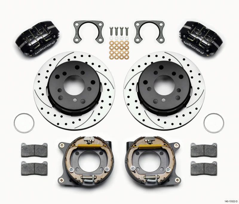 Wilwood Dynapro Lug Mount Rear Parking Brake Kit 140-13322-D Photo - Primary