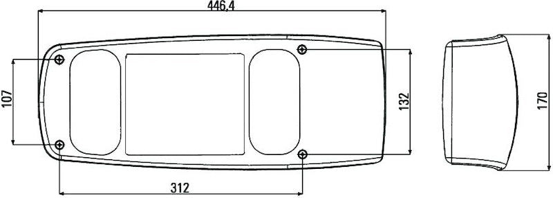 Hella Lamp SRBBLZR SMLR MG12 2VP 007502217 007502217 Technical Drawing