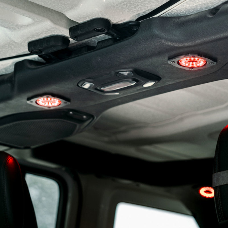 KC HiLiTES  Cyclone V2 Flush Mt Adap 1370 1370 Photo - lifestyle view