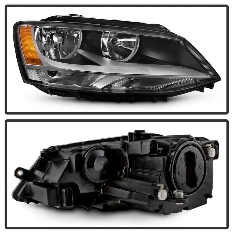 SPYDER xTune 11-18 Volkswagen Jetta Sedan OEM Style Halogen Headlights - Chrome (HD-JH-VJ11-AM-C) 9042348 9042348 Photo - Unmounted