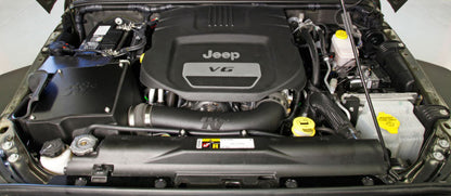 K&N Engineering 12-16 Wrangler 3.6L Air Intake Kit w/Snorkel KNE63-1573 63-1573 Photo - Mounted