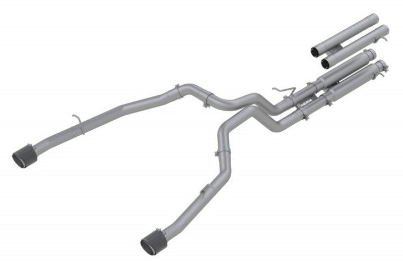 MBRP 2021 Ram TRX 6.2 S/C 3in Catback Dual Rear Carbon Fiber Tips(Race)- T304 S51543CF S51543CF User 1