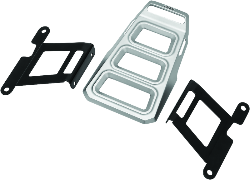 Kuryakyn Dillinger Luggage Rack Sil 6664 6664 Photo - Primary