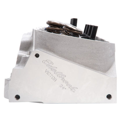 Edelbrock Race Cyl Head Musi CNC BBC Victor 24Deg Complete 61409 61409 Photo - Unmounted