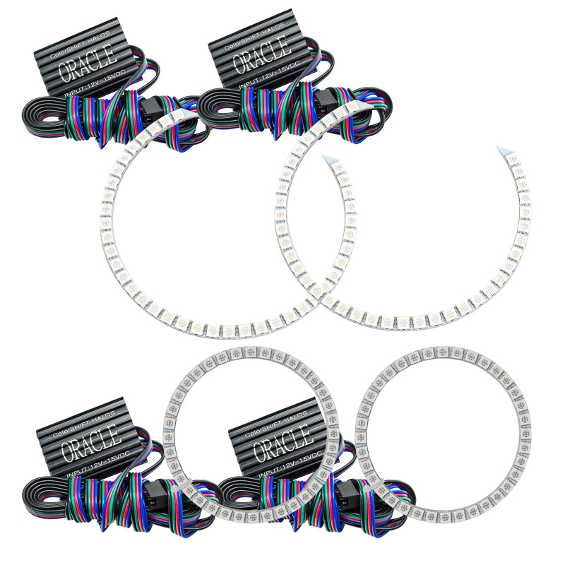 ORACLE Lighting Oracle BMW 3 Series 06-11 LED Halo Kit - Non-Projector - ColorSHIFT w/o Controller 2631-334 2631-334 Photo - in package