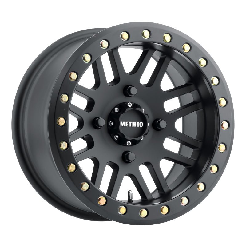 Method Race Wheels MR406 UTV Beadlock Wheel Matte Black 15x10 0 4x136 MR40651047555B Photo - Primary