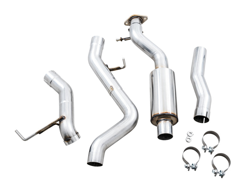 AWE Tuning 2021+ Ford Bronco 0FG Exhaust (No Tips) w/ Bash Guard 3015-21000 3015-21000 Photo - out of package