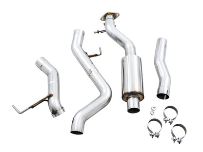 AWE Tuning 2021+ Ford Bronco 0FG Exhaust (No Tips) w/ Bash Guard 3015-21000 3015-21000 Photo - out of package