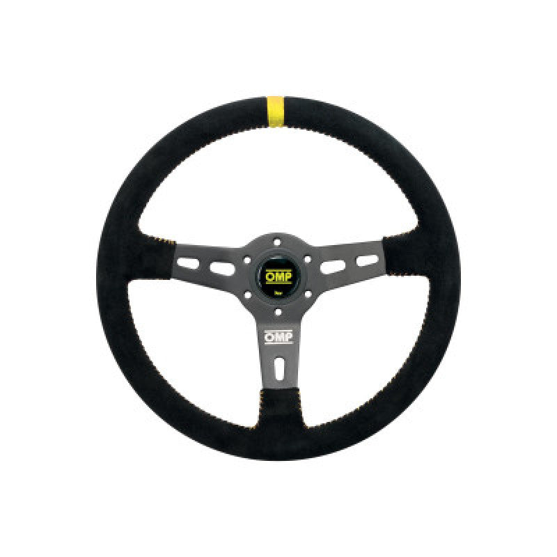 OMP RS Steering Wheel Black/Yellow D 350 OD0-2055-071 OD0-2055-071 Photo - Primary