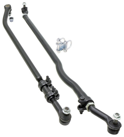RockJock JK Currectlync Steering Sys. w/Flipped Drag Link 1.65in Dia. Tie Rod 1.3in Dia. w/Hardware JK-9704P JK-9704P Photo - Primary