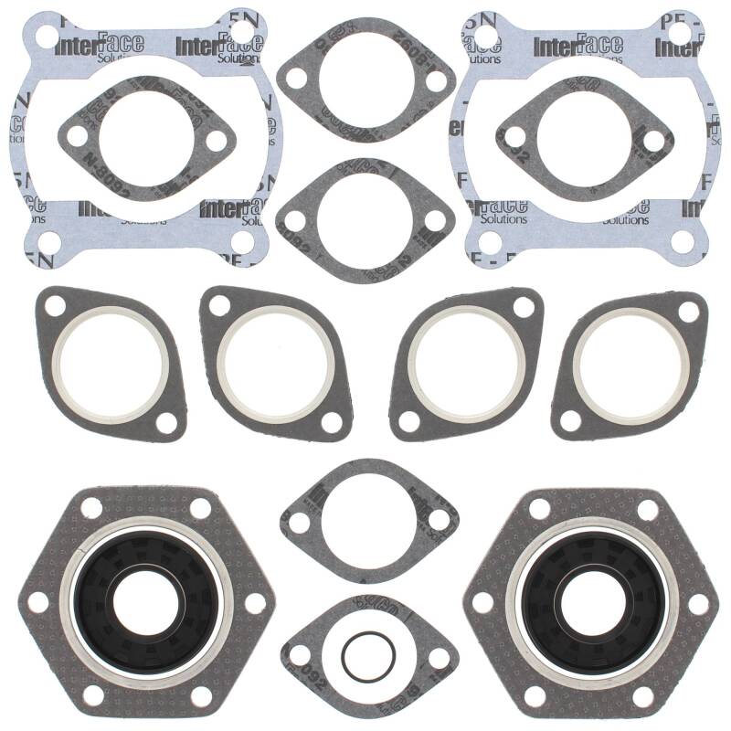 Vertex Pistons Vertex Gaskets 81-82 Polaris Cutlass SS 440 Complete Gasket Kit w/ Oil Seals 711110A 711110A Photo - Primary