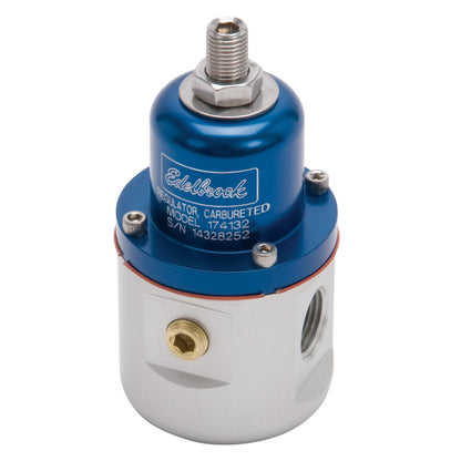 Edelbrock Fuel Pressure Regulator, Carbureted, 160 Gph, 5-10 Psi, 3/8" In/out 174132 Photo - out of package