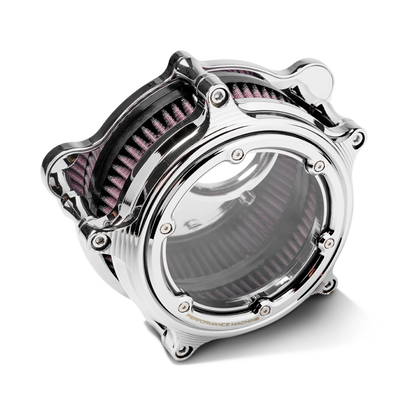 Performance Machine Vision Air Cleaner (W/ Bezel) - Chrome 0206-2157-CH 0206-2157-CH Photo - Primary