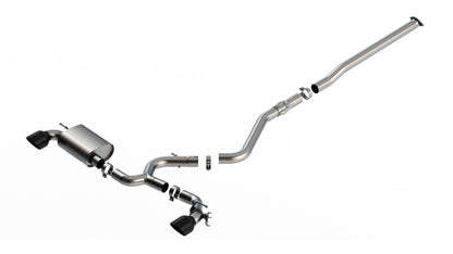 Borla 22-23 Hyundai Kona N 2.0L 4 CYL. Turbo AT/MT ATAK Catback Exhaust Black Chrome 140926BC 140926BC Photo - Primary
