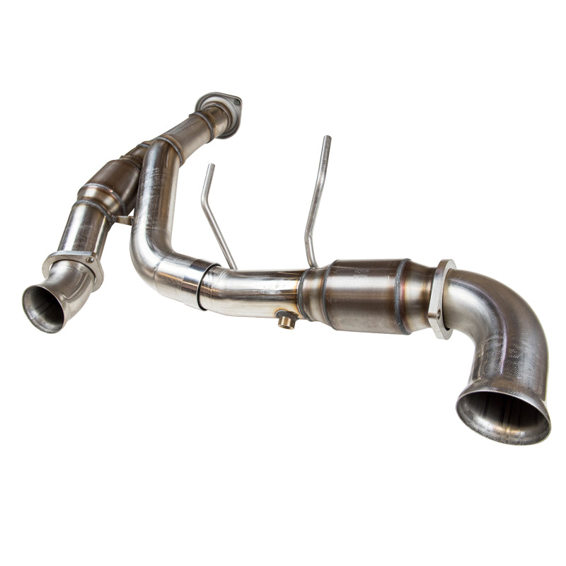 Kooks 11-14 Ford F-150 1-7/8 x 3 Header & Green Catted Y-Pipe Kit 1351H430 1351H430 Photo - Unmounted