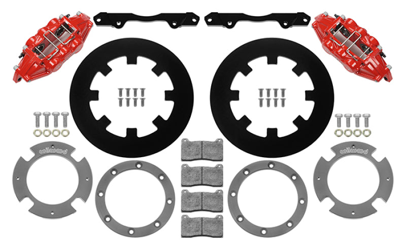 Wilwood 17-21 Can-Am X3RS Red 6-Piston Rear Kit 11.25in - Undrilled Rotors 140-16629-R 140-16629-R User 1