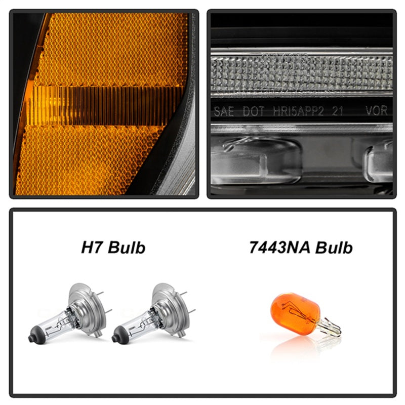 SPYDER Signature 20-21 Ford F150 (Halogen Model) Proj. Headlights - Black (PRO-YD-FF15021HALSI-BK) 5088703 5088703 Photo - Unmounted
