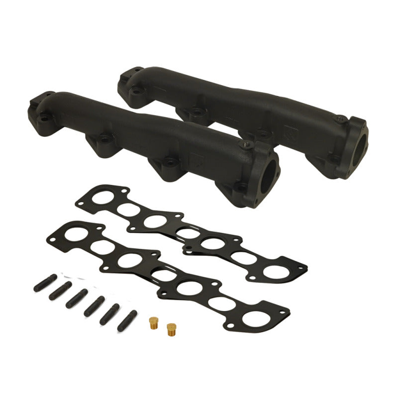 BD Diesel 08-10 Ford F-250/F-350/F-450/F-550 Powerstroke 6.4L Up Pipes Kit w/Manifold Set 1041484 1041484 Photo - out of package