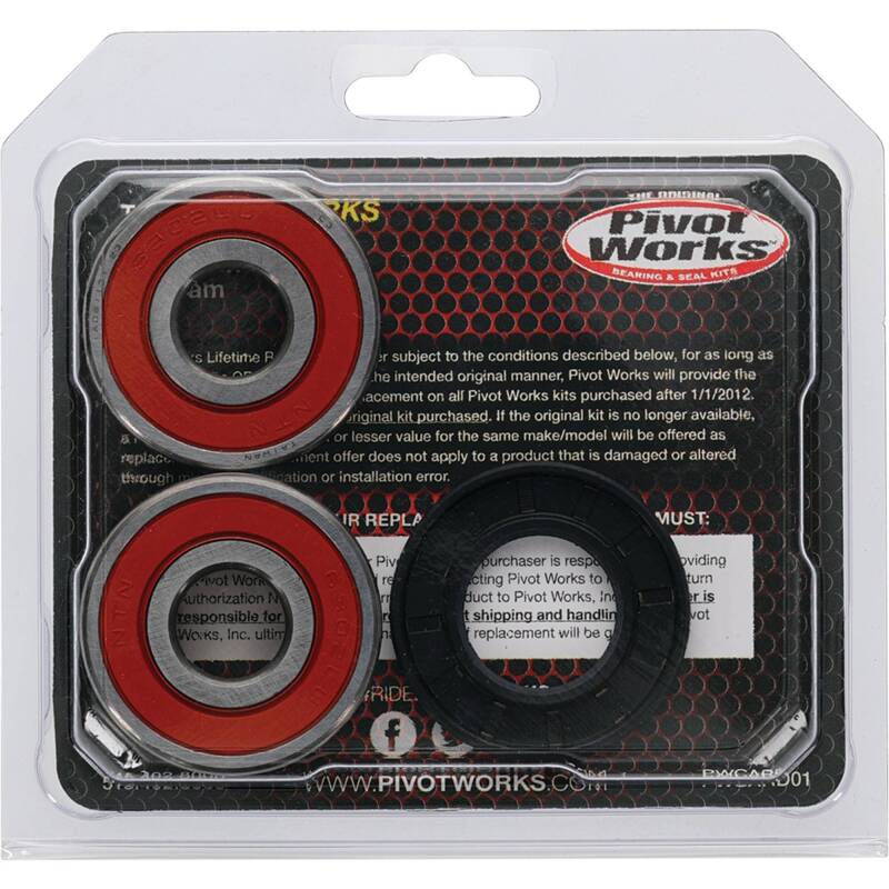 Pivot Works Honda, Kawasaki, Suzuki Wheel Bearing Kit Premium Bearings 25-1387-P 25-1387-P Photo - Primary