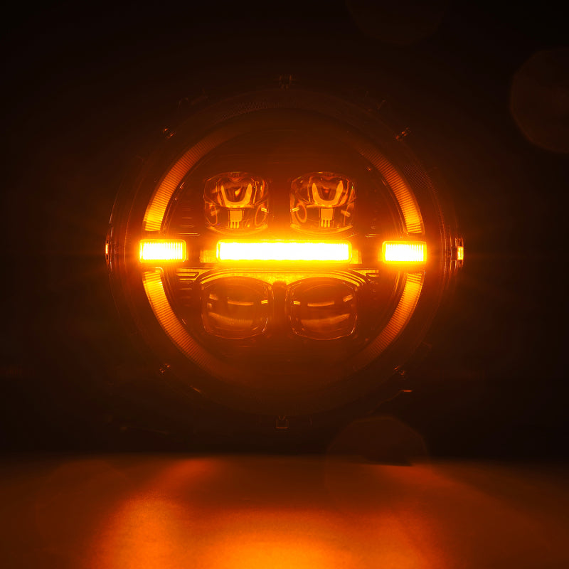 AlphaRex 18-23 Jeep Wrangler JL/Gladiator JT LED Proj Headlights Alpha-Blk w/ Activ Light/Seq Signal 880867 880867 User 6