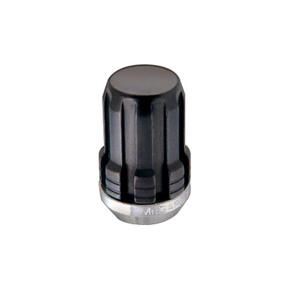 McGard SplineDrive Lug Nut (Cone Seat) M12X1.5 / 1.24in. Length (4-Pack) - Black (Req. Tool) 65357BK 65357BK Photo - Primary