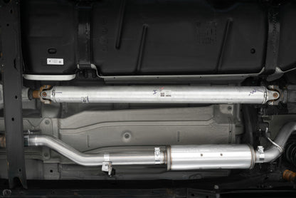 MBRP 15-20 GM Tahoe/Suburban/Yukon/Yukon XL/Escalade Aluminized Steel 3in. Cat Back -Single Side S5043AL S5043AL Photo - Mounted