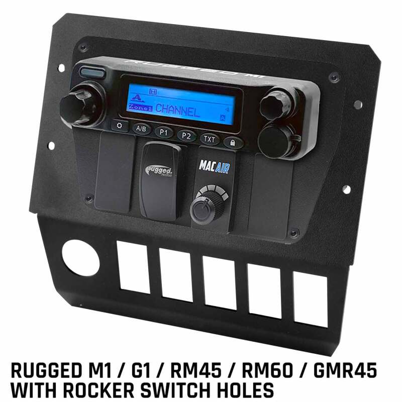 Rugged Radios Polaris General Multi Mount Kit - M1/G1/RM45/RM60/GMR45 w/Switch Holes MT-GEN-BR-MM-RS MT-GEN-BR-MM-RS Photo - Primary