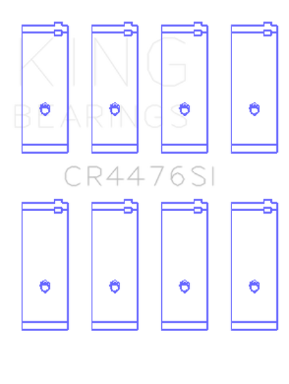 King Engine Bearings Ford Taunus 2000/2300 (Size +0.25mm) Connecting Rod Bearing Set CR4476SI0.25 CR4476SI0.25 Photo - Primary