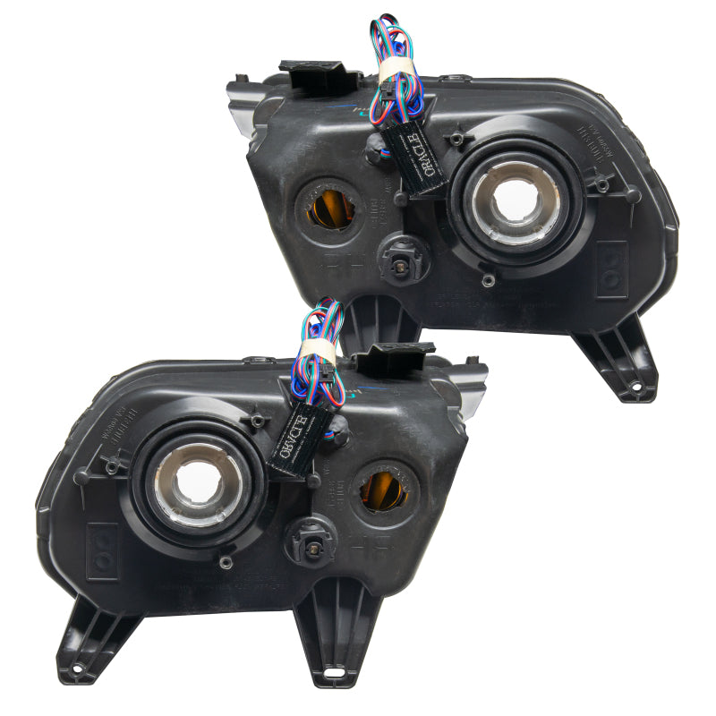 ORACLE Lighting Oracle 10-14 Ford Mustang HL (Non-HID) - ColorSHIFT w/ BC1 Controller 7050-335 7050-335 Photo - Mounted