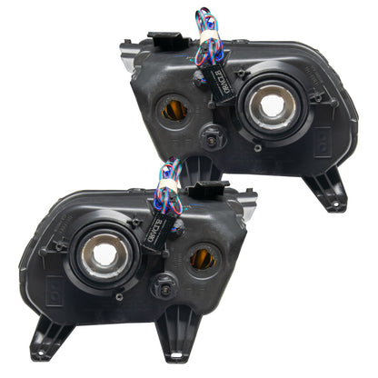 ORACLE Lighting Oracle 10-14 Ford Mustang HL (Non-HID) - ColorSHIFT w/ BC1 Controller 7050-335 7050-335 Photo - Mounted