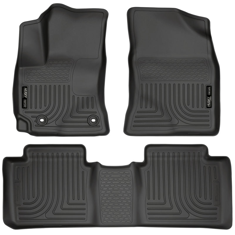 Husky Liners 15 Toyota Corolla Weatherbeater Black Front & 2nd Seat Floor Liners 99531 Photo - Primary