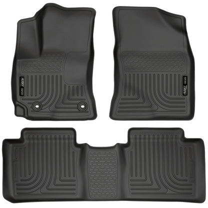 Husky Liners 15 Toyota Corolla Weatherbeater Black Front & 2nd Seat Floor Liners 99531 Photo - Primary