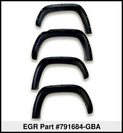 EGR 15+ GMC Sierra HD Bolt-On Look Color Match Fender Flares - Set - Black 791684-GBA 791684-GBA Thumbnail