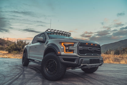 KC HiLiTES 17-18 Ford Raptor 57in. Pro6 Gravity LED 9-Light 180w Combo Beam Overhead Light Bar Sys 91333 91333 Photo - Primary