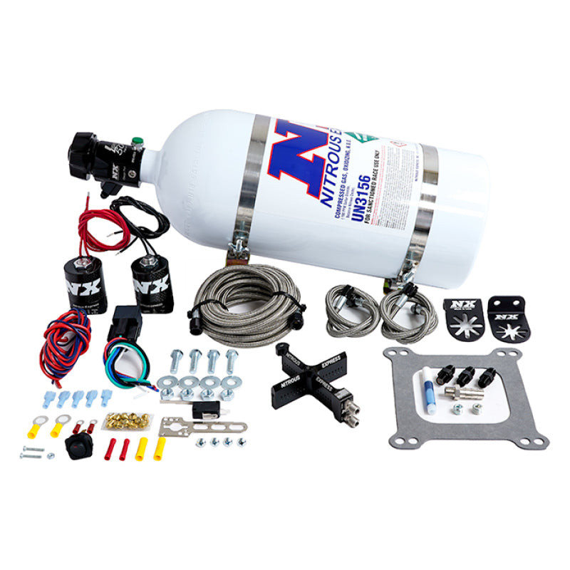 Nitrous Express 4150 Covert Crossbar Plate System Stage 6 50-300HP (10lb Bottle) 63041-10 63041-10 Photo - Primary