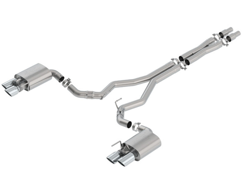 Borla 2018 Ford Mustang GT 5.0L AT/MT 3in ATAK Catback Exhaust w/ Valves 140743 140743 Photo - Primary