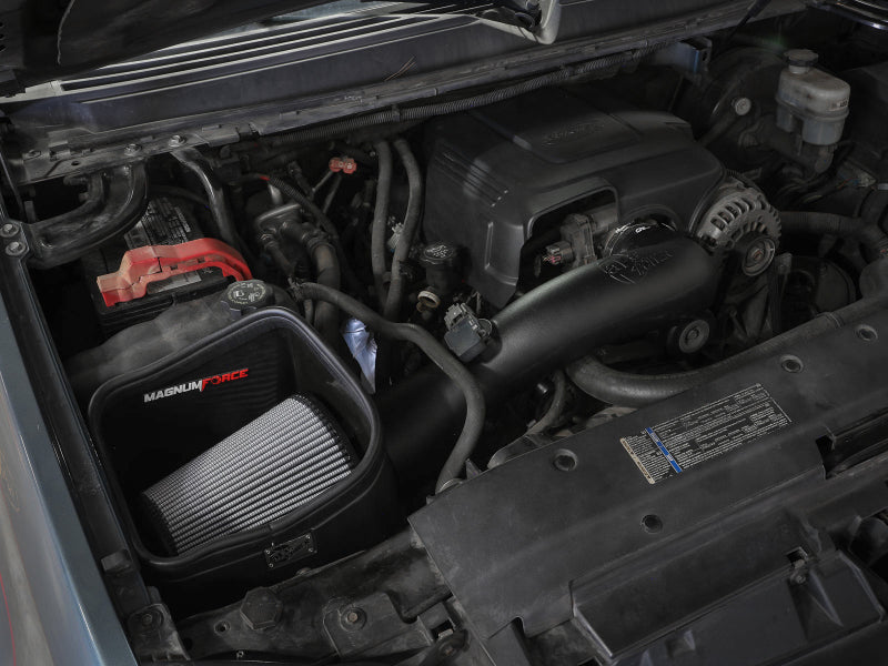 aFe Magnum FORCE Stage-2 Pro Dry S Cold Air Intake System 09-14 Chevrolet Silverado / GMC Yukon 54-13073D 54-13073D Photo - Mounted