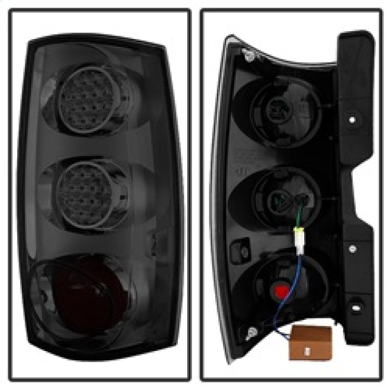 SPYDER Xtune Chevy Suburban/GMC Yukon/Yukon Denali 07-14 LED Tail Lights Smoked ALT-JH-CSUB07-LED-SM 9031762 9031762 Photo - Unmounted