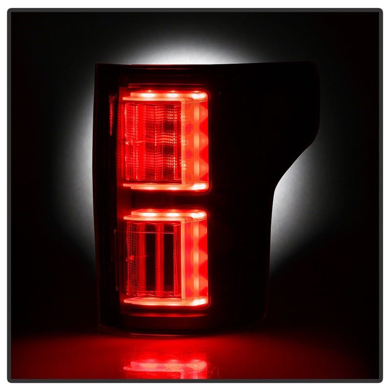 Spyder Ford F150 18-19 - Light Bar LED Tail Lights - All Black ALT-YD-FF15018-LED-BKV2 5085955 5085955 Photo - Unmounted
