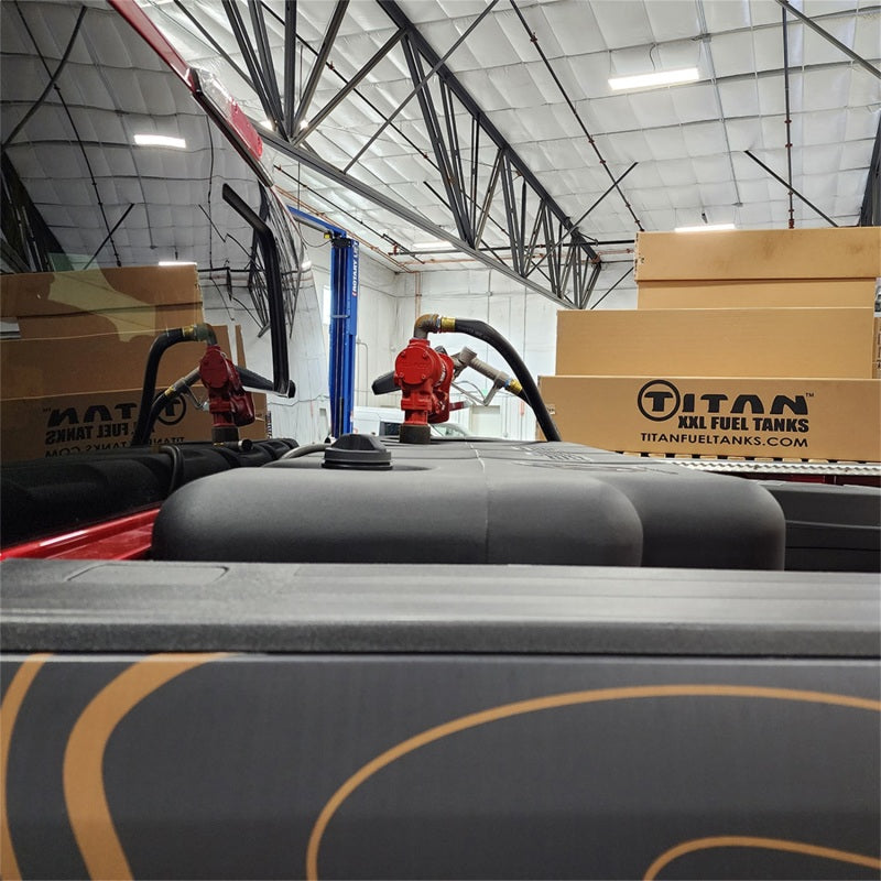 Titan Fuel Tanks Universal 100 Gallon Heavy Duty Transfer Tank (Non Nissan Cargo Box/RamBox) 5015100 5015100 Photo - Mounted