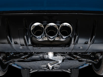 AWE Tuning 2023 Honda Civic Type R FL5 Touring Edition Exhaust w/ Triple Chrome Silver Tips 3015-52287 3015-52287 Photo - Mounted