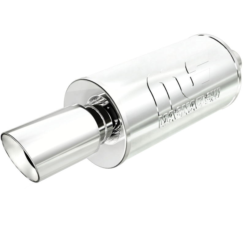 MagnaFlow 7" Round Center/Center Performance Muffler With Tip 14826 Photo - Primary